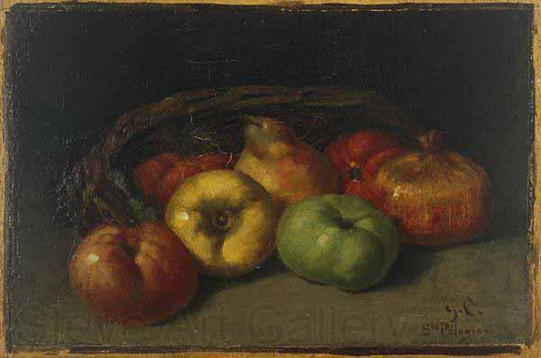 Gustave Courbet with Apples Norge oil painting art